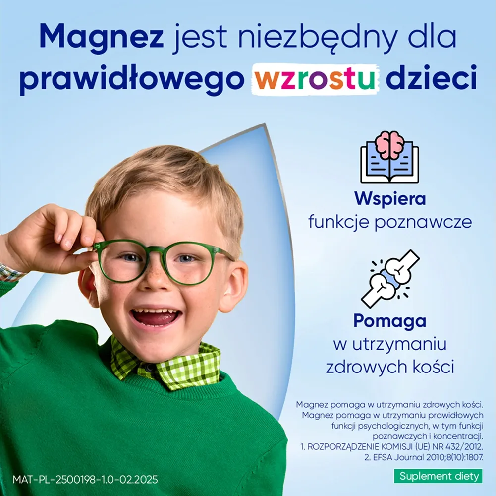 Magne B6 Kids tabletki do żucia wspierające układ nerwowy dzieci i wspomagające koncentrację